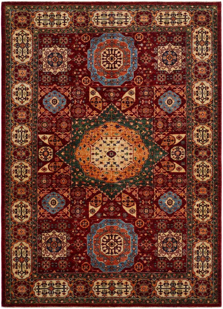 5' 8 x 7' 10 Hand Knotted Mamluk Ziegler Rug