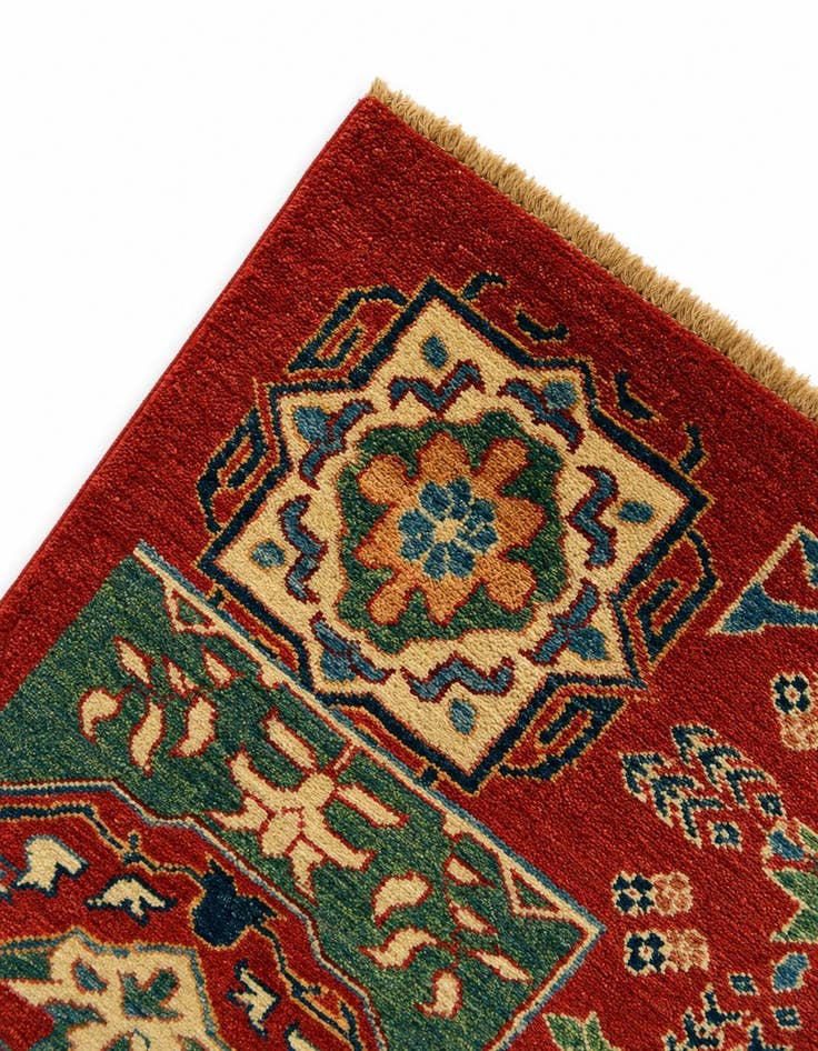 Detail image of 5' 5 x 8' Hand Knotted Mamluk Ziegler Rug