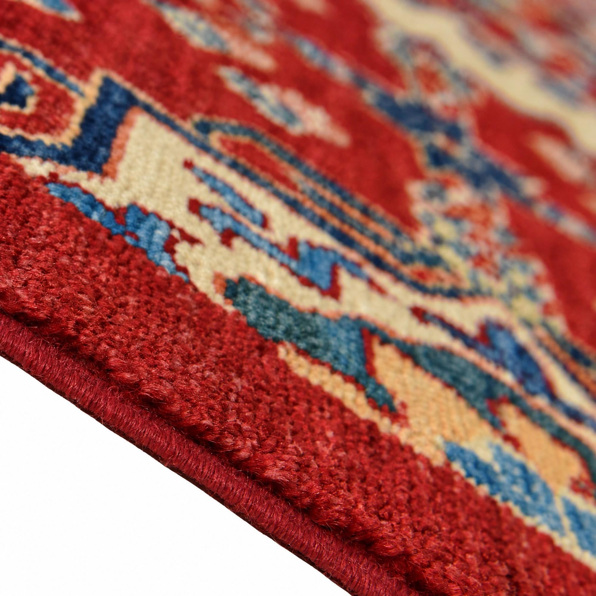 165cm x 245cm Hand Knotted Mamluk Ziegler Rug