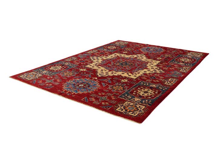 5' 7 x 7' 6 Hand Knotted Mamluk Ziegler Rug