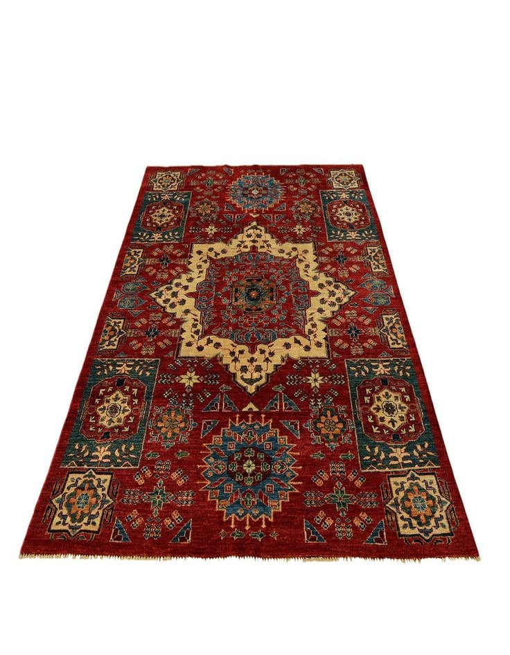 Detail image of 5' 7 x 7' 6 Hand Knotted Mamluk Ziegler Rug