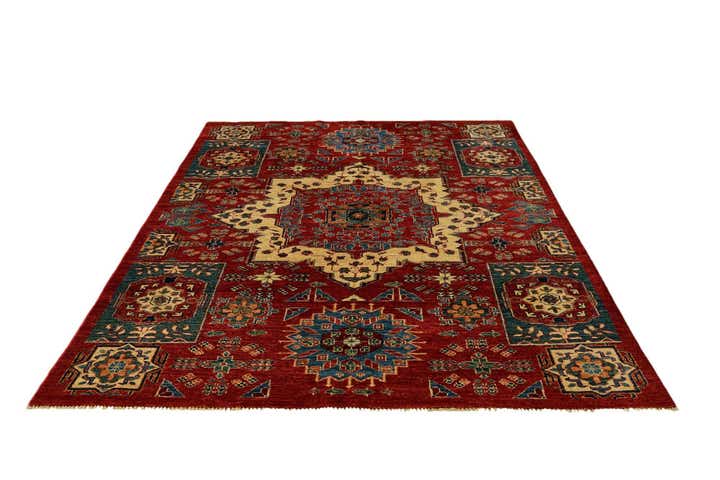 5' 7 x 7' 6 Hand Knotted Mamluk Ziegler Rug