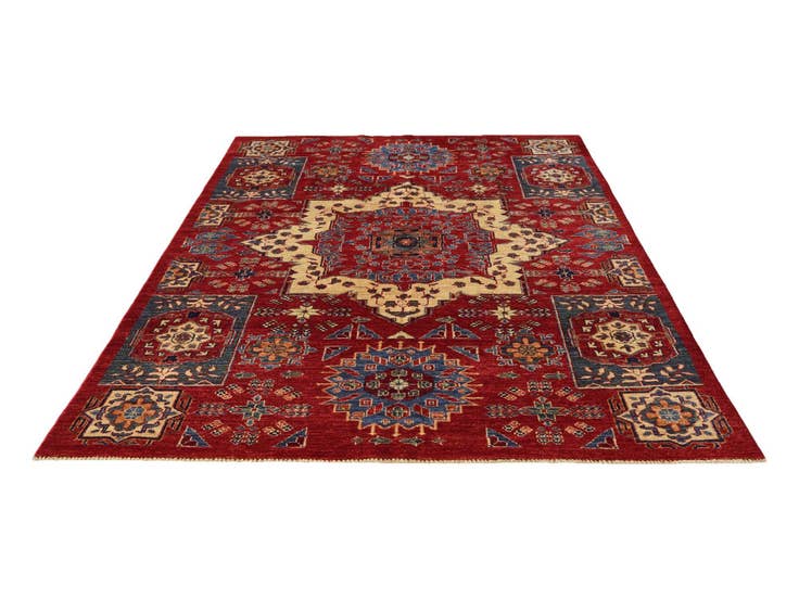 Detail image of 5' 7 x 7' 6 Hand Knotted Mamluk Ziegler Rug