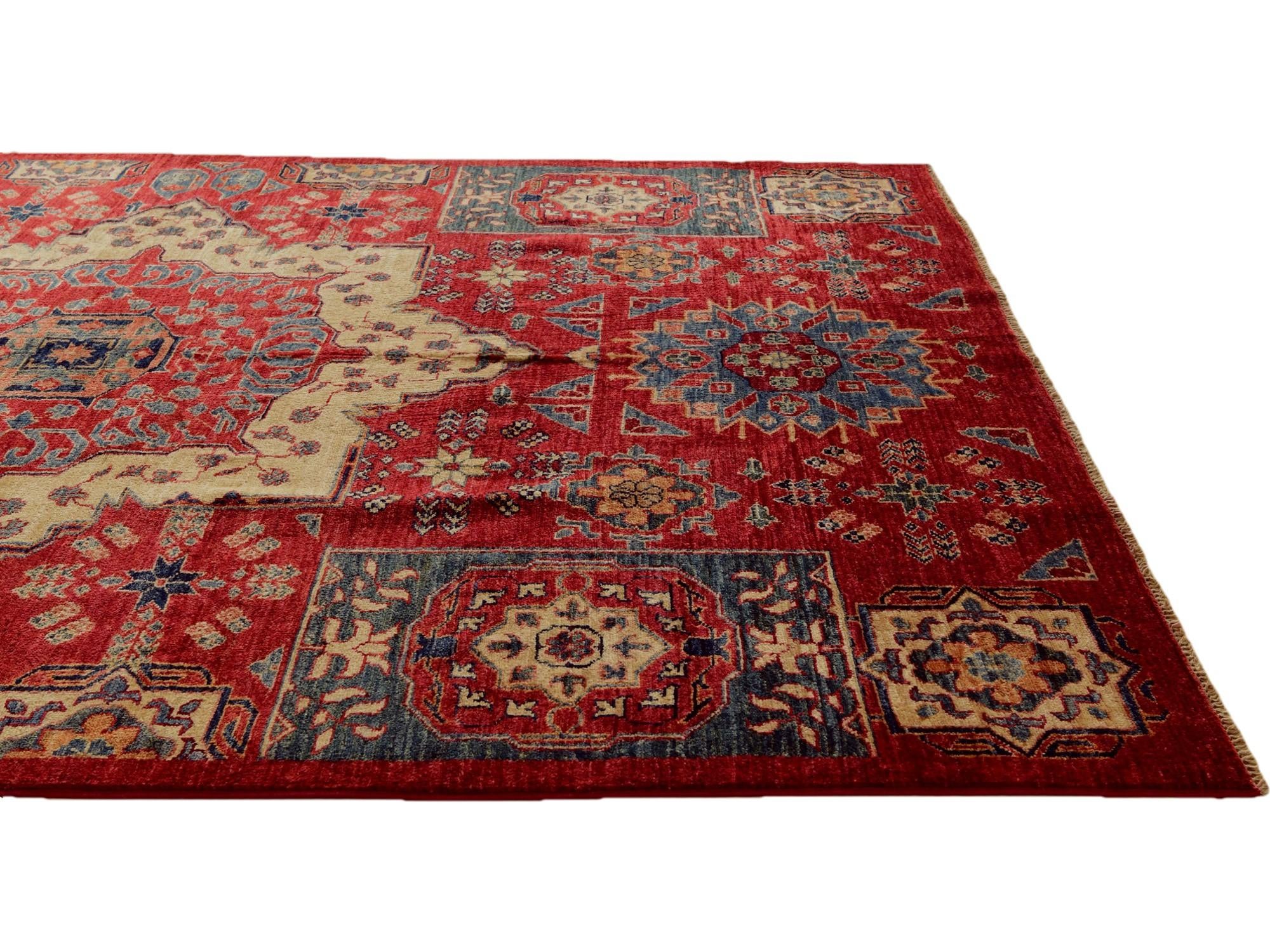 5' 7 x 7' 6 Hand Knotted Mamluk Ziegler Rug