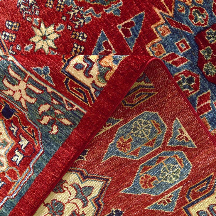 Detail image of 5' 7 x 7' 6 Hand Knotted Mamluk Ziegler Rug