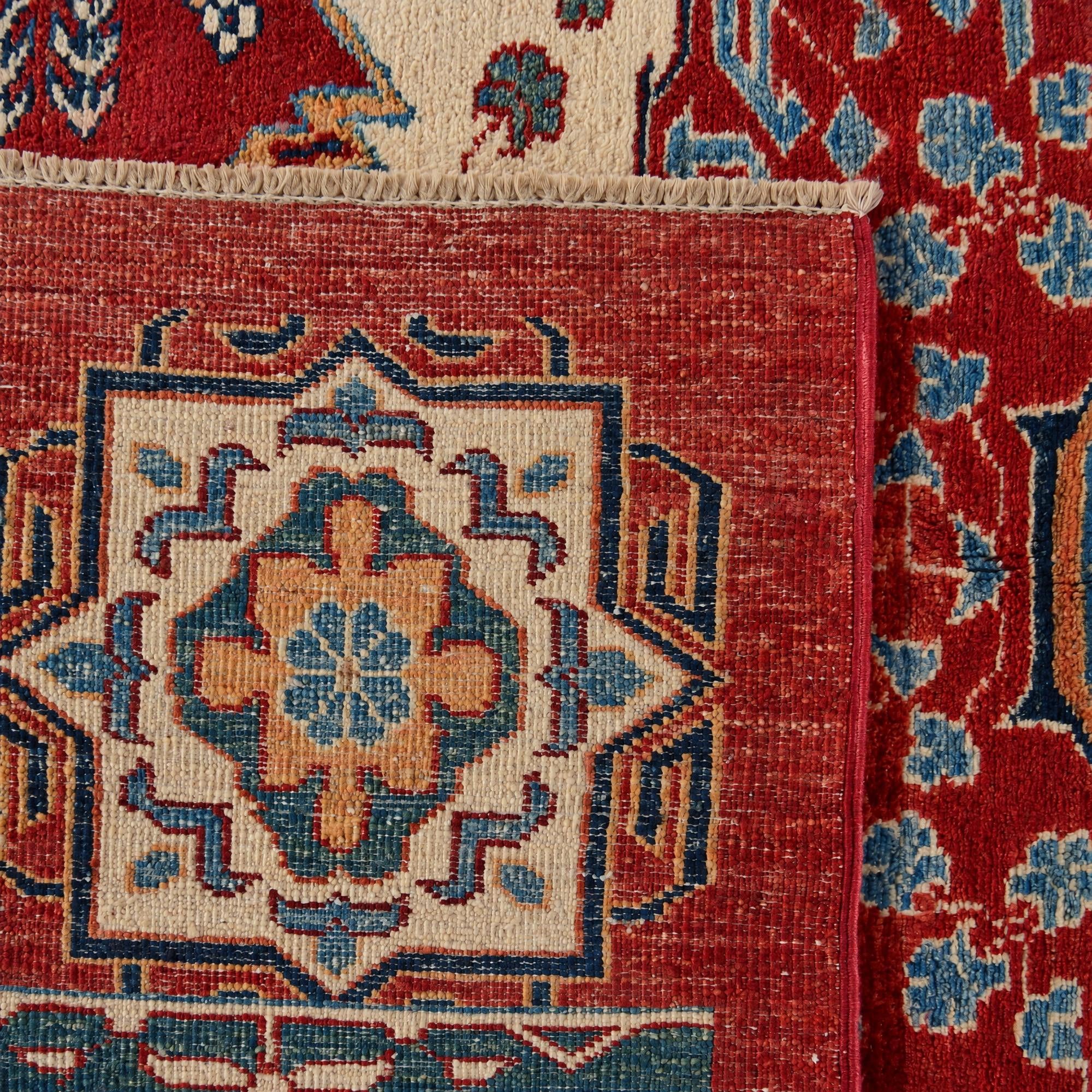 170cm x 230cm Hand Knotted Mamluk Ziegler Rug