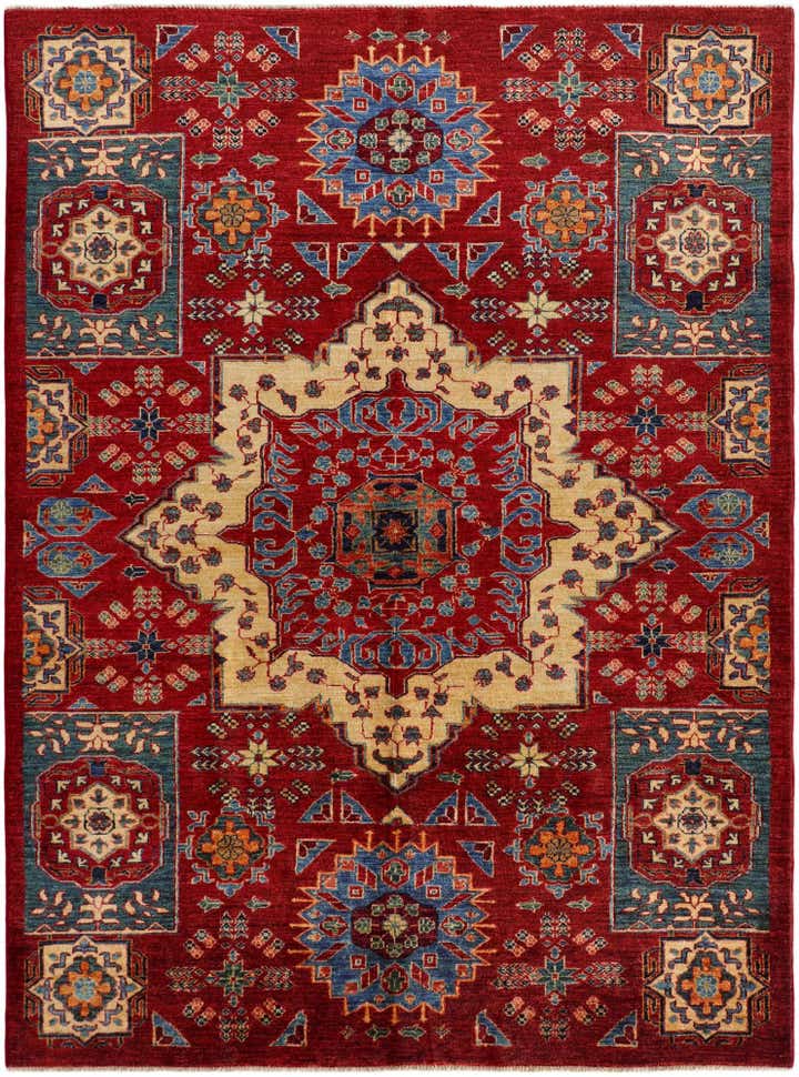 5' 7 x 7' 6 Hand Knotted Mamluk Ziegler Rug