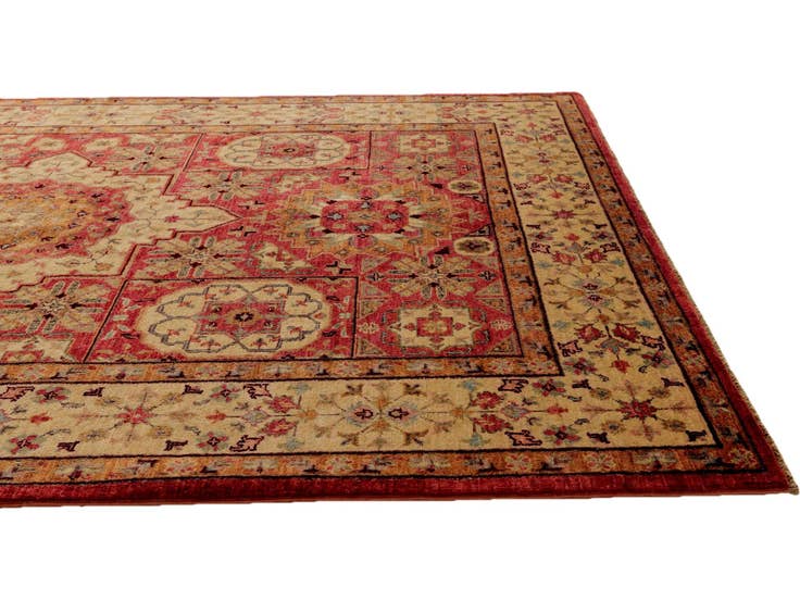 Detail image of 5' 7 x 7' 11 Hand Knotted Mamluk Ziegler Rug