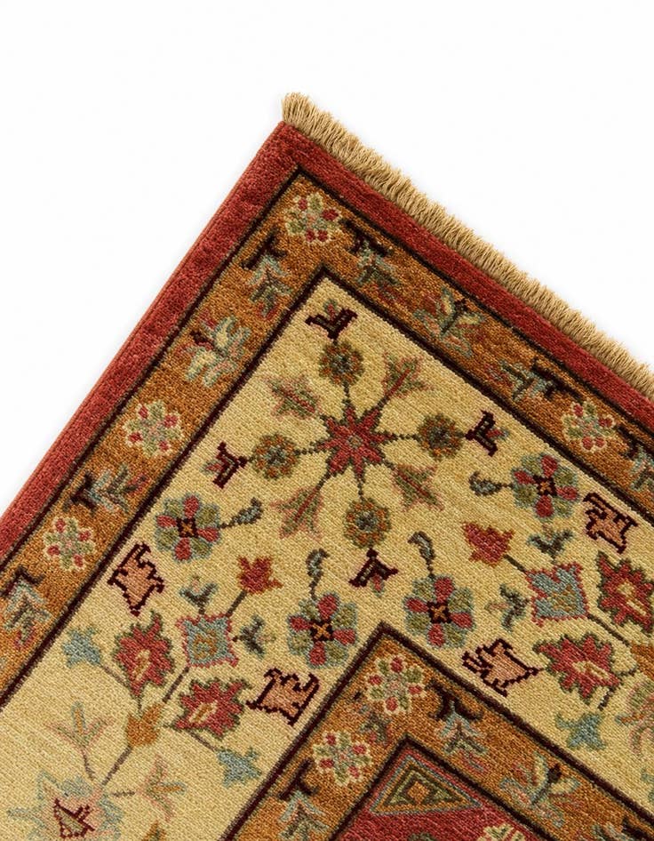 Detail image of 5' 7 x 7' 11 Hand Knotted Mamluk Ziegler Rug