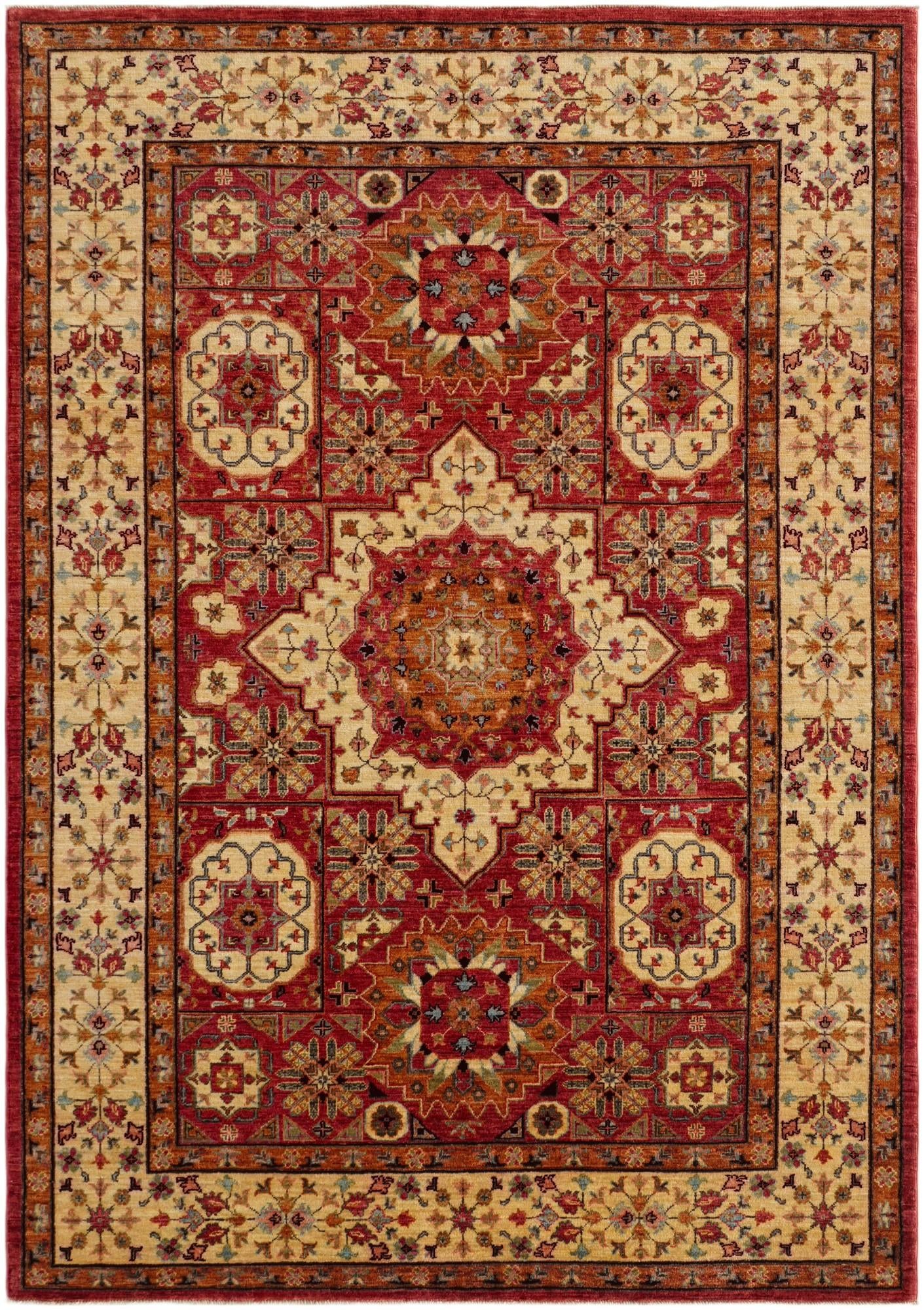 5' 7 x 7' 11 Hand Knotted Mamluk Ziegler Rug