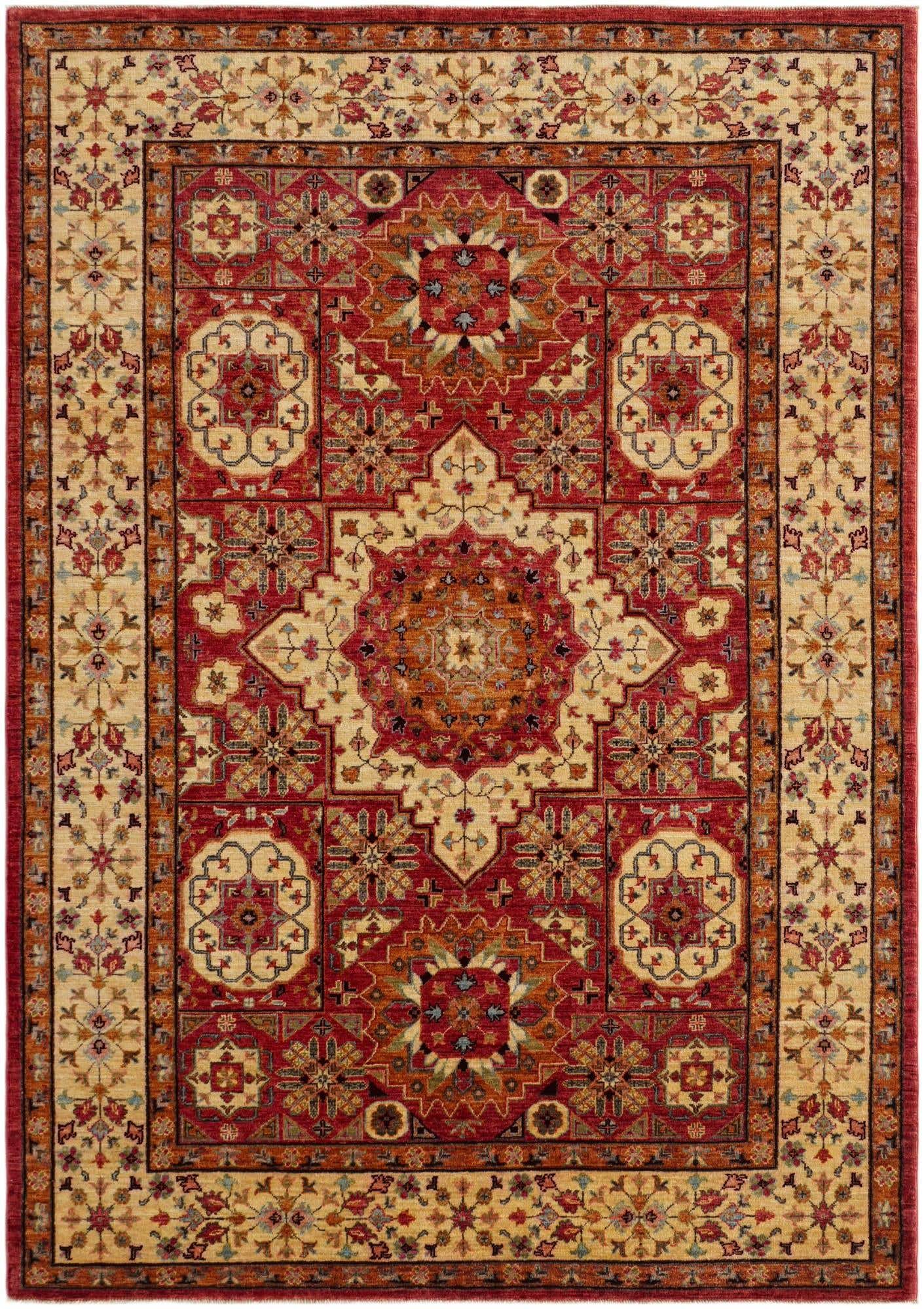 5' 7 x 7' 11 Hand Knotted Mamluk Ziegler Rug