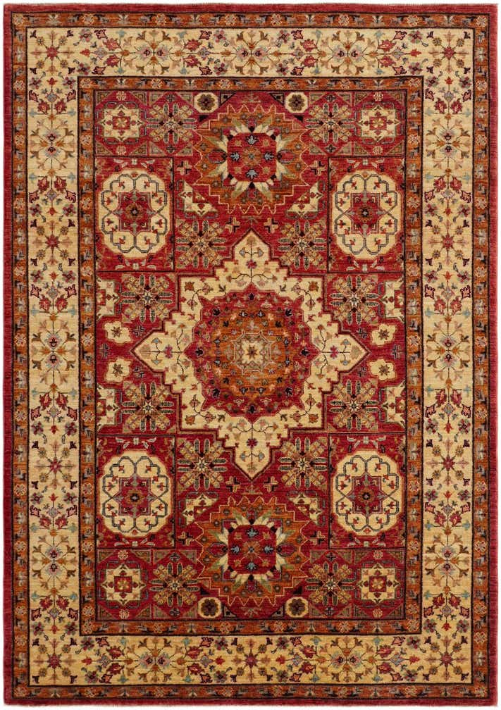 5' 7 x 7' 11 Hand Knotted Mamluk Ziegler Rug
