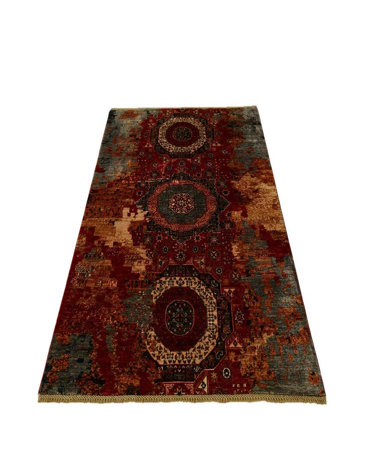 Detail image of 5' 2 x 7' 2 Hand Knotted Mamluk Ziegler Rug