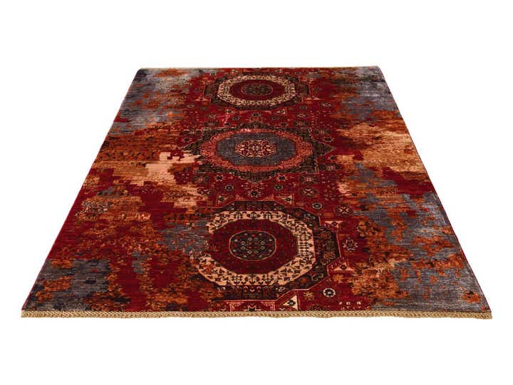 5' 2 x 7' 2 Hand Knotted Mamluk Ziegler Rug