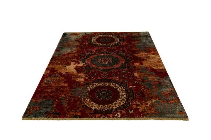 5' 2 x 7' 2 Hand Knotted Mamluk Ziegler Rug