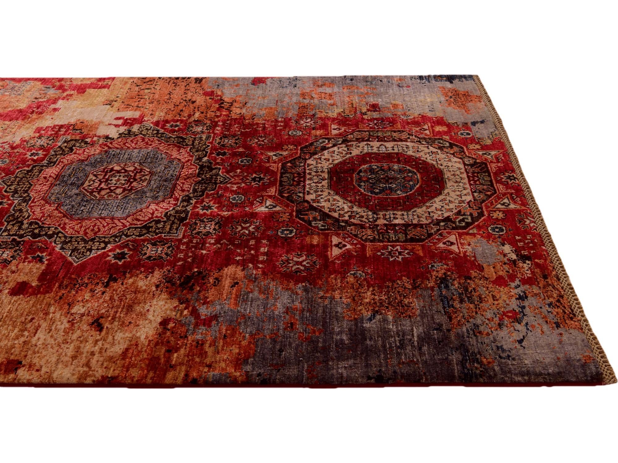 5' 2 x 7' 2 Hand Knotted Mamluk Ziegler Rug