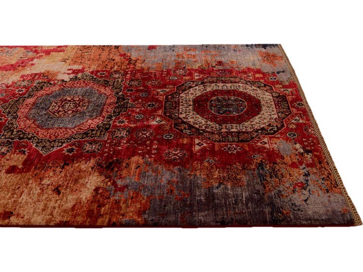 Detail image of 5' 2 x 7' 2 Hand Knotted Mamluk Ziegler Rug