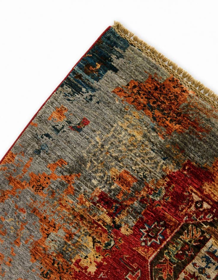 Detail image of 5' 2 x 7' 2 Hand Knotted Mamluk Ziegler Rug