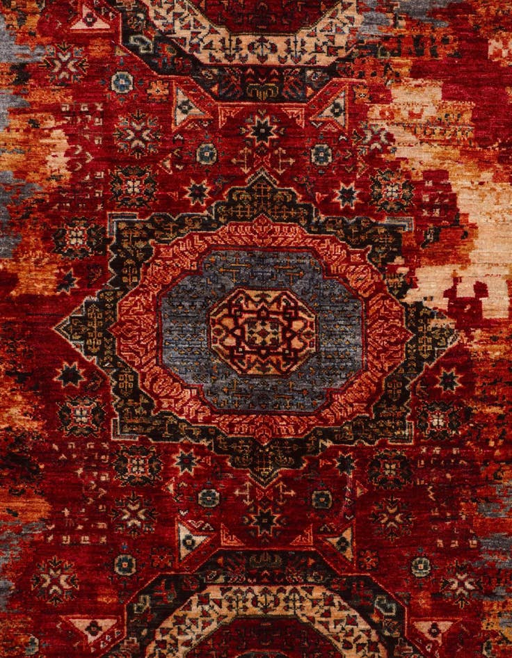 Detail image of 5' 2 x 7' 2 Hand Knotted Mamluk Ziegler Rug