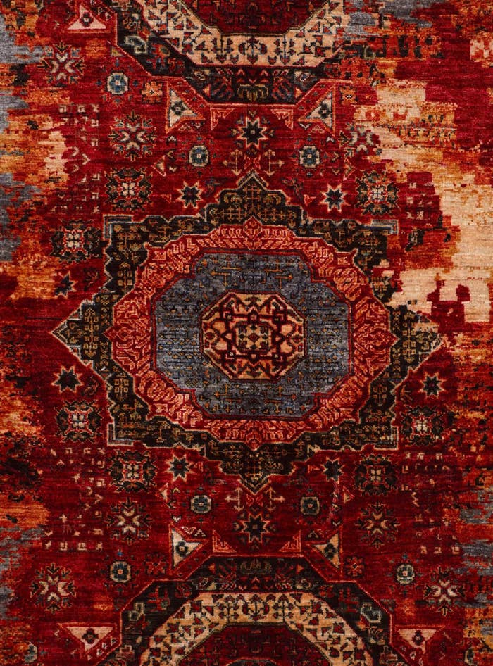 Detail image of 5' 2 x 7' 2 Hand Knotted Mamluk Ziegler Rug