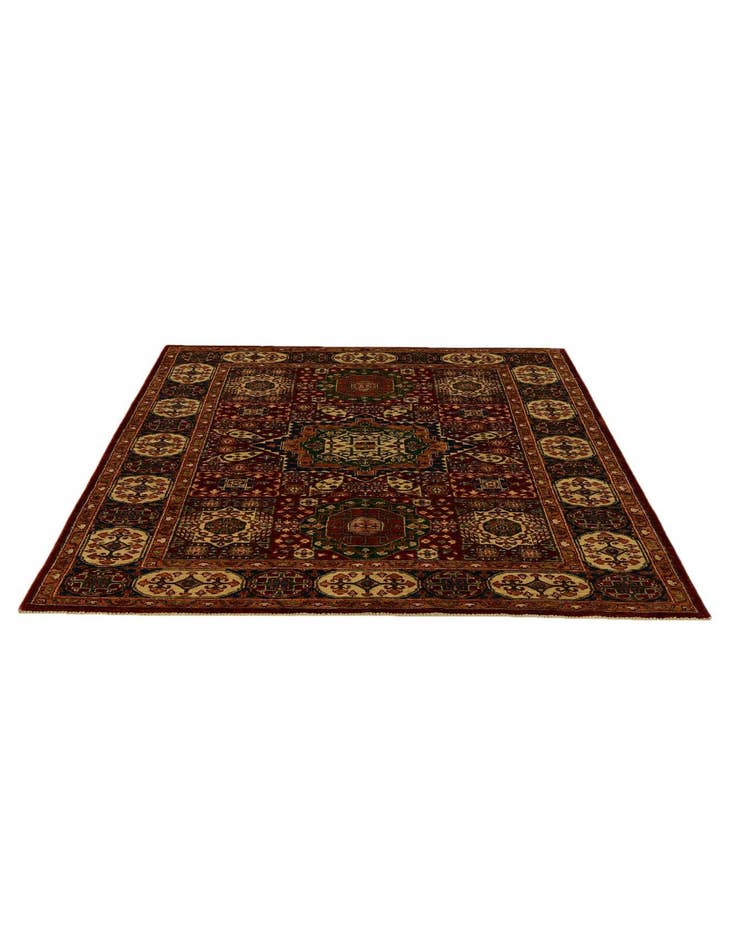 Detail image of 5' 2 x 6' 9 Hand Knotted Mamluk Ziegler Rug