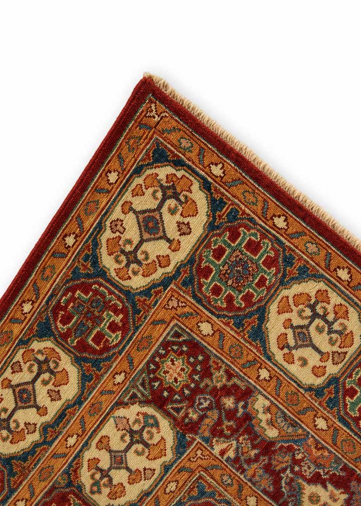 5' 2 x 6' 9 Hand Knotted Mamluk Ziegler Rug