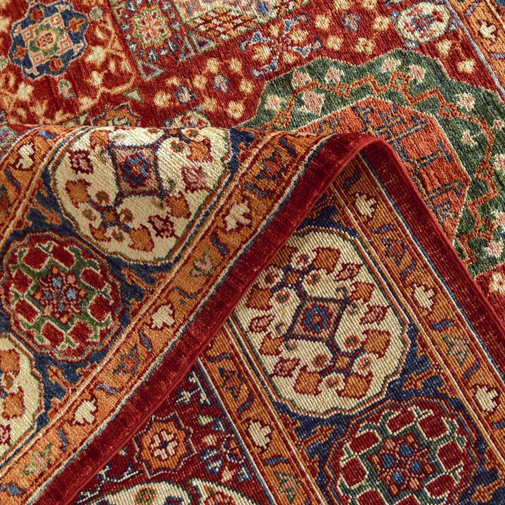 Detail image of 5' 2 x 6' 9 Hand Knotted Mamluk Ziegler Rug