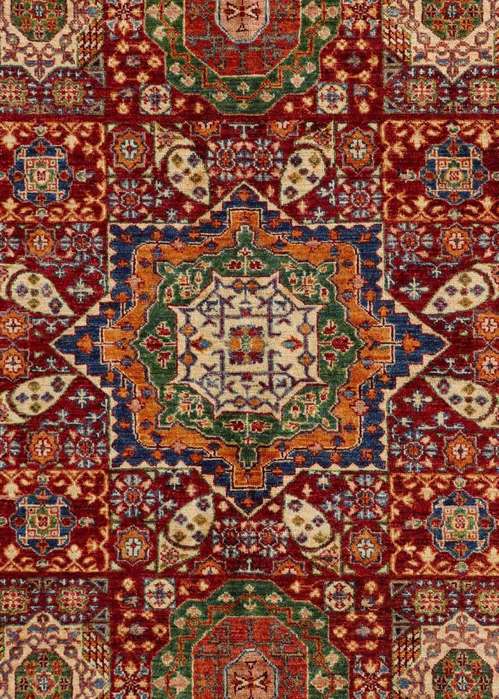 5' 2 x 6' 9 Hand Knotted Mamluk Ziegler Rug