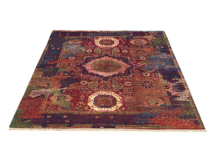 4' 10 x 6' 6 Hand Knotted Mamluk Ziegler Rug