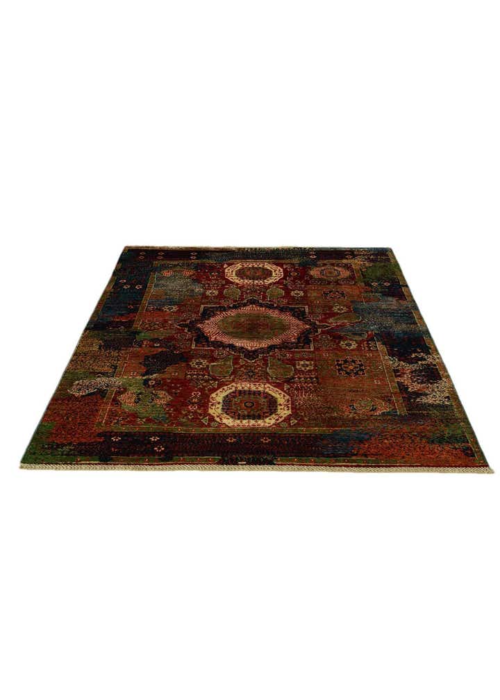 4' 10 x 6' 6 Hand Knotted Mamluk Ziegler Rug