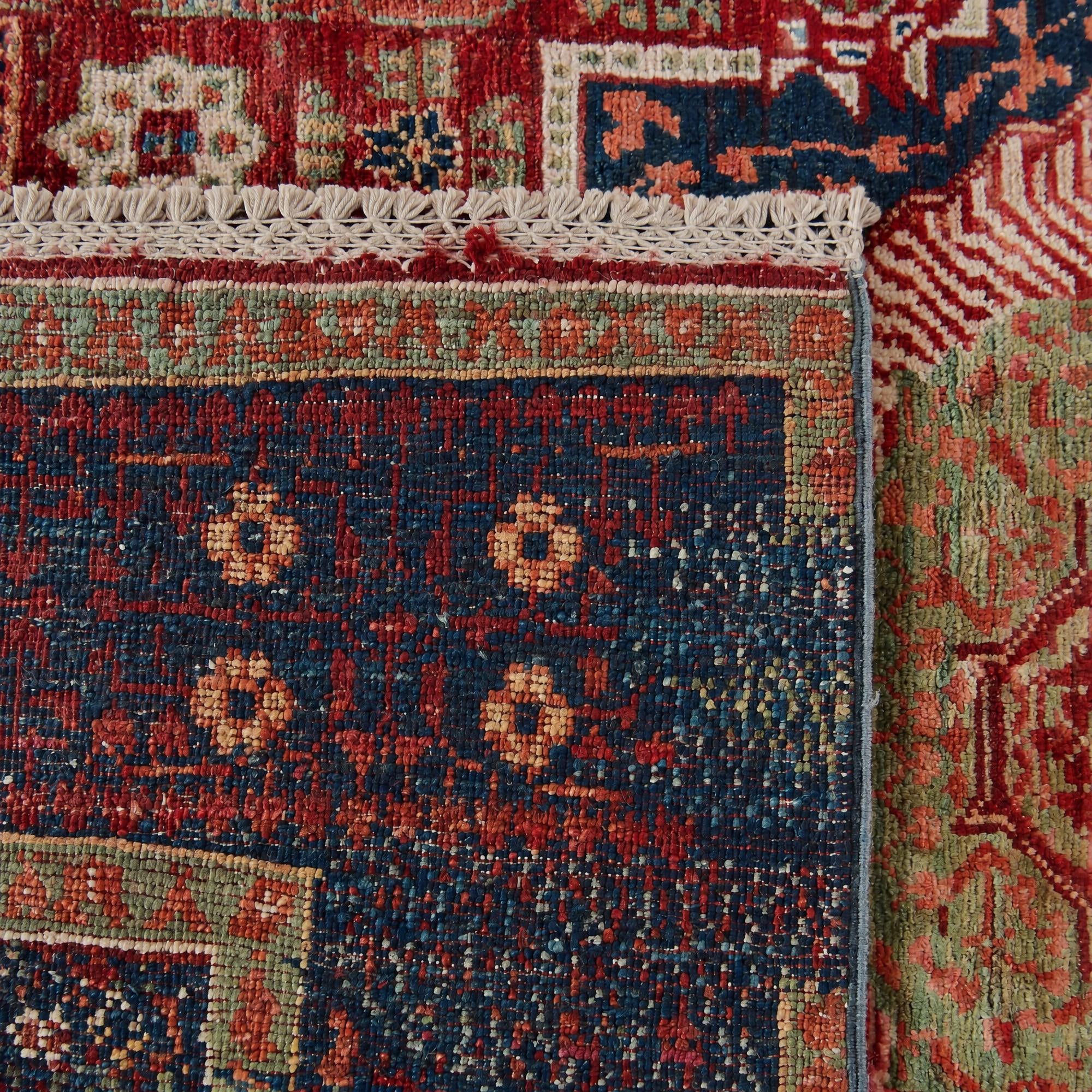 145cm x 195cm Hand Knotted Mamluk Ziegler Rug