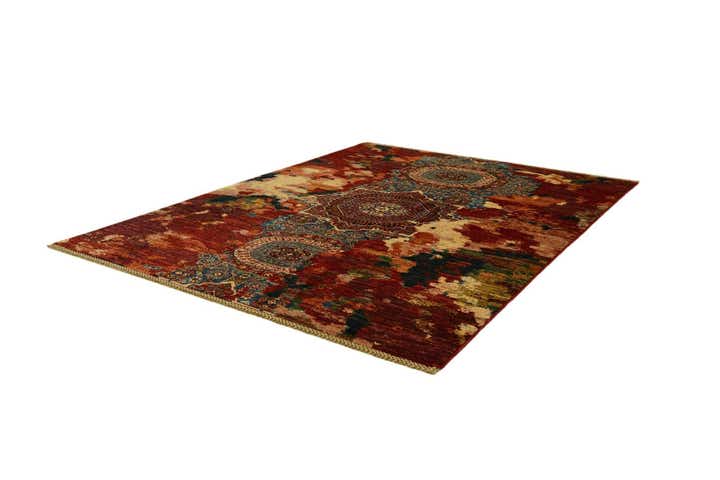 5' 1 x 6' 8 Hand Knotted Mamluk Ziegler Rug