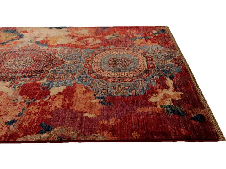 5' 1 x 6' 8 Hand Knotted Mamluk Ziegler Rug