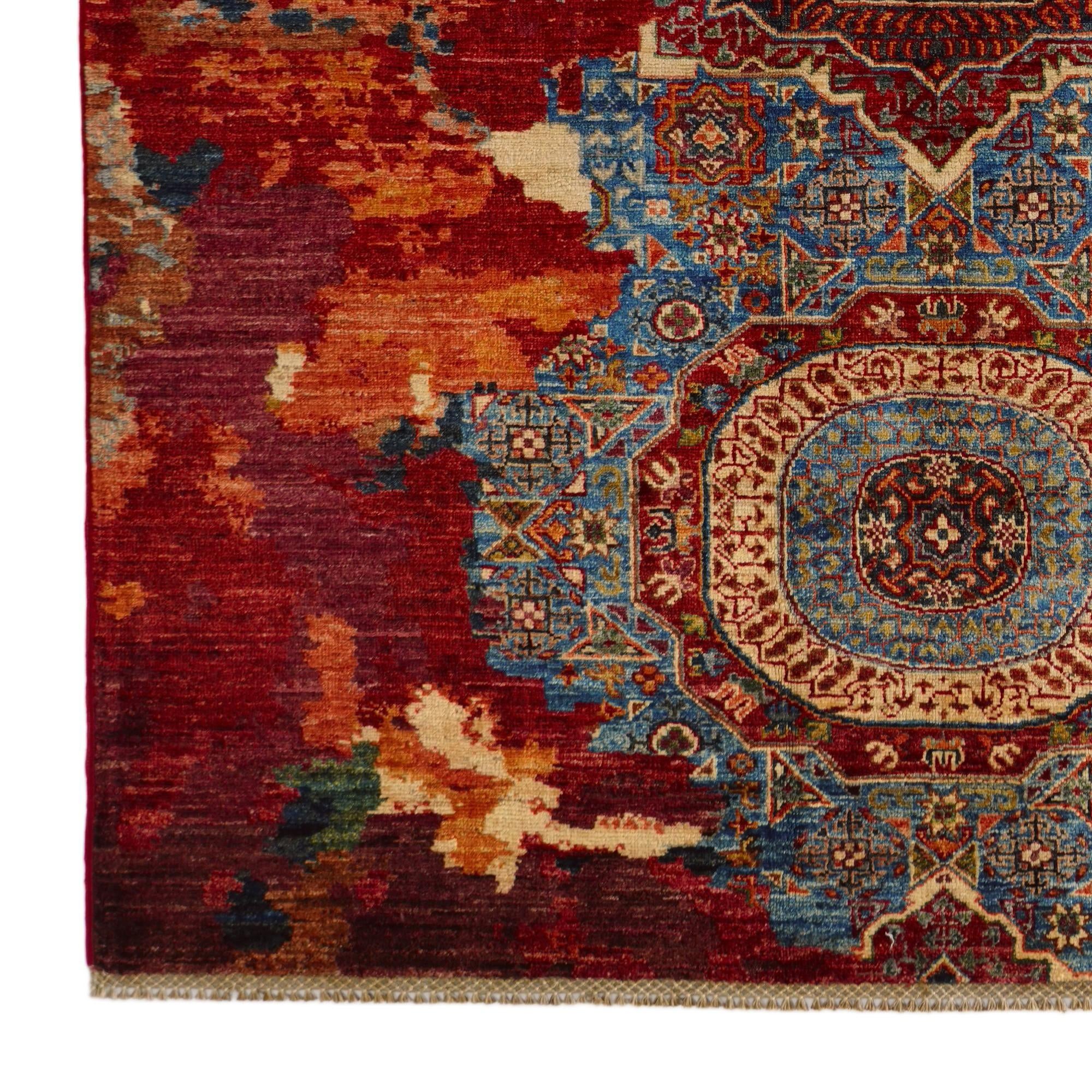 5' 1 x 6' 8 Hand Knotted Mamluk Ziegler Rug