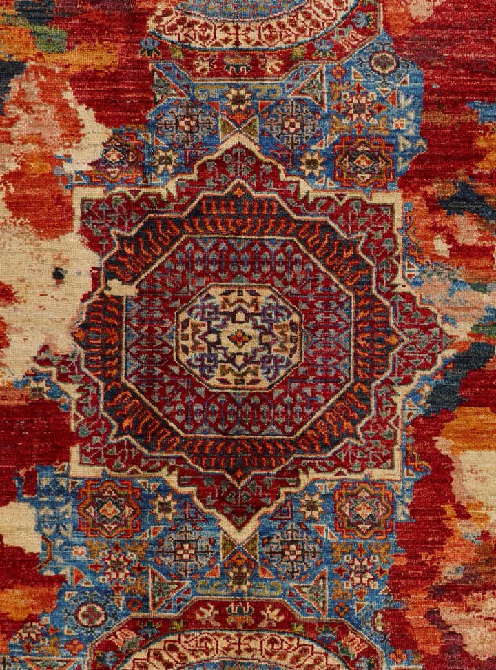 5' 1 x 6' 8 Hand Knotted Mamluk Ziegler Rug