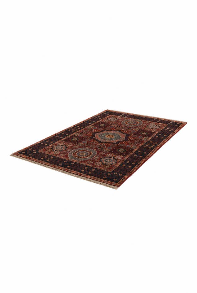 Detail image of 3' 4 x 5' Hand Knotted Mamluk Ziegler Rug
