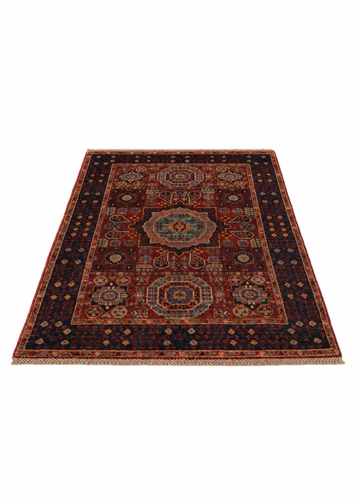 3' 4 x 5' Hand Knotted Mamluk Ziegler Rug