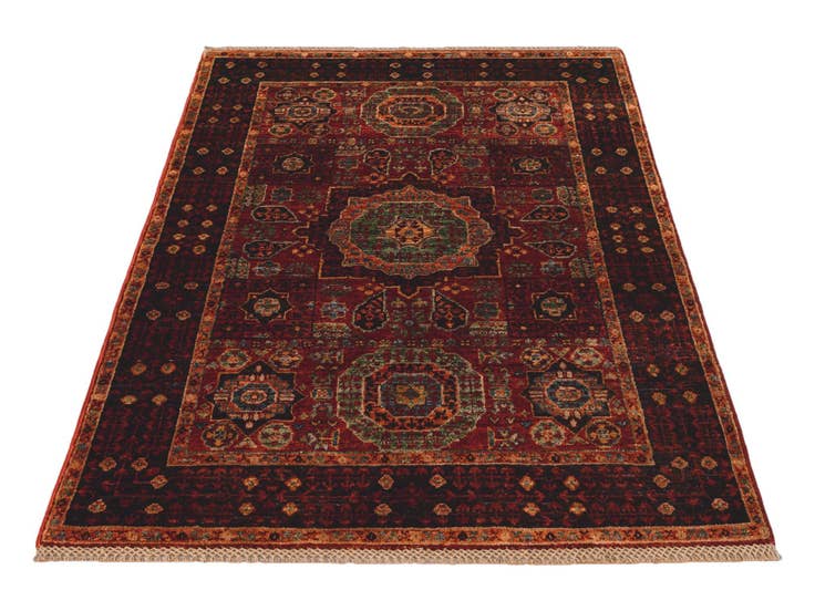 Detail image of 3' 4 x 5' Hand Knotted Mamluk Ziegler Rug