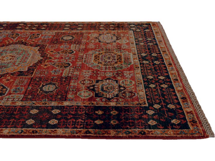 Detail image of 3' 4 x 5' Hand Knotted Mamluk Ziegler Rug