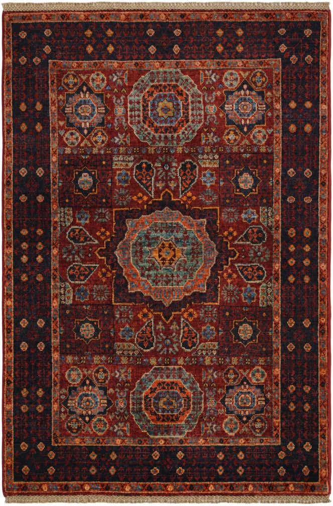 3' 4 x 5' Hand Knotted Mamluk Ziegler Rug