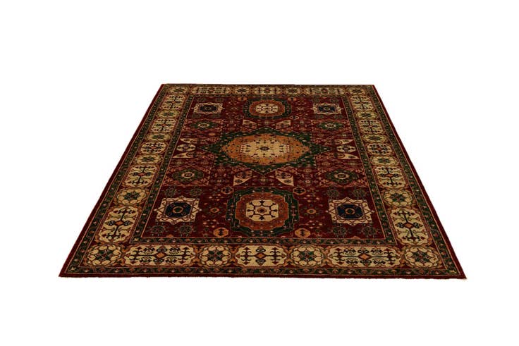 Detail image of 6' 3 x 8' 3 Hand Knotted Mamluk Ziegler Rug
