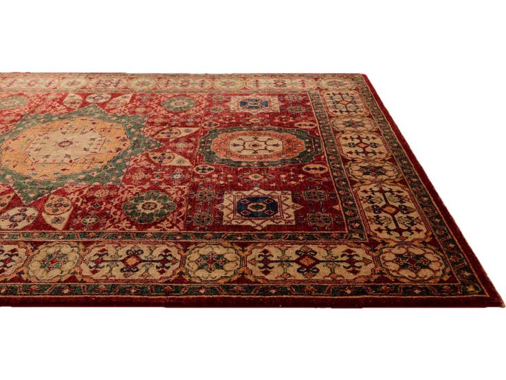 Detail image of 6' 3 x 8' 3 Hand Knotted Mamluk Ziegler Rug