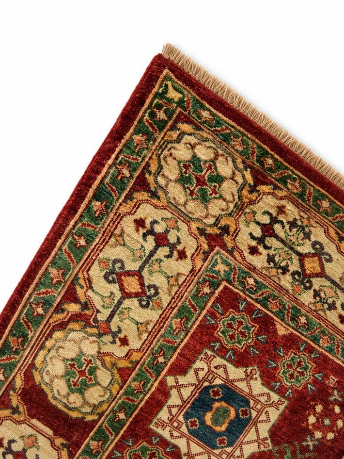 Detail image of 6' 3 x 8' 3 Hand Knotted Mamluk Ziegler Rug