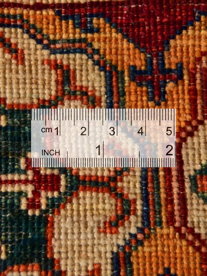Detail image of 6' 3 x 8' 3 Hand Knotted Mamluk Ziegler Rug