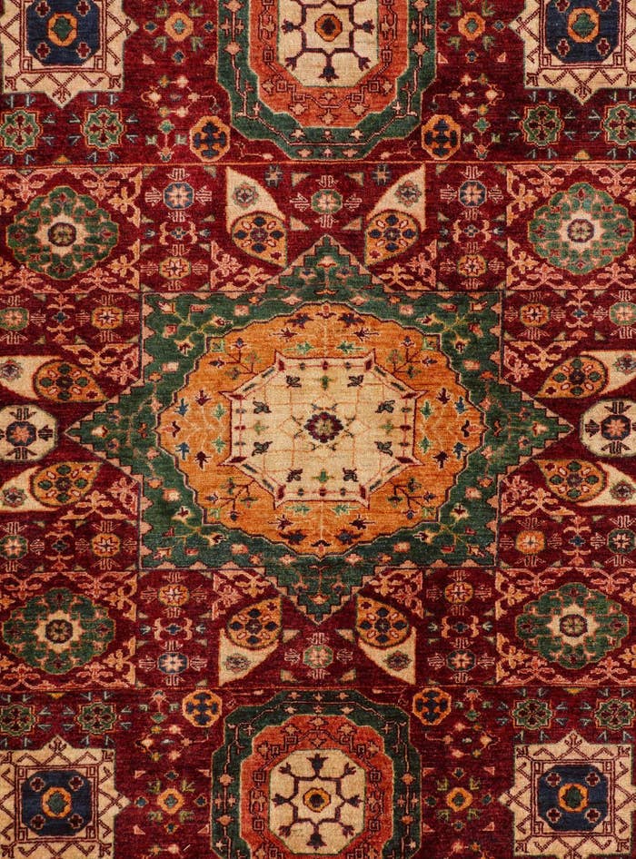 Detail image of 6' 3 x 8' 3 Hand Knotted Mamluk Ziegler Rug
