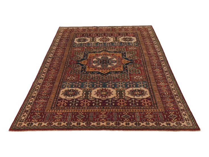 Detail image of 6' x 8' 9 Hand Knotted Mamluk Ziegler Rug