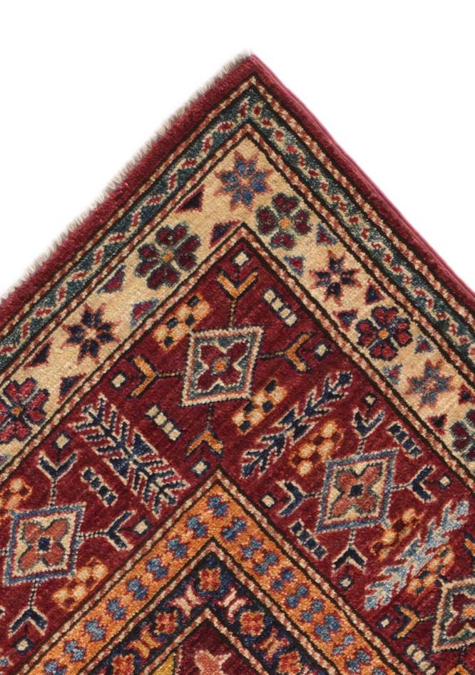 Detail image of 6' x 8' 9 Hand Knotted Mamluk Ziegler Rug