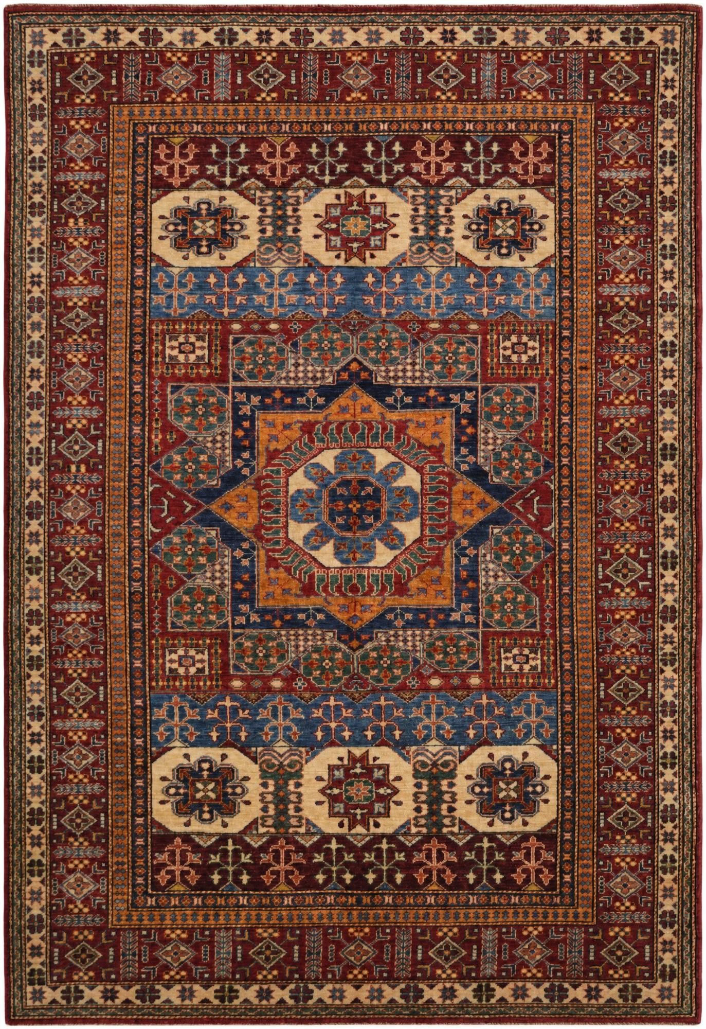 6' x 8' 9 Hand Knotted Mamluk Ziegler Rug