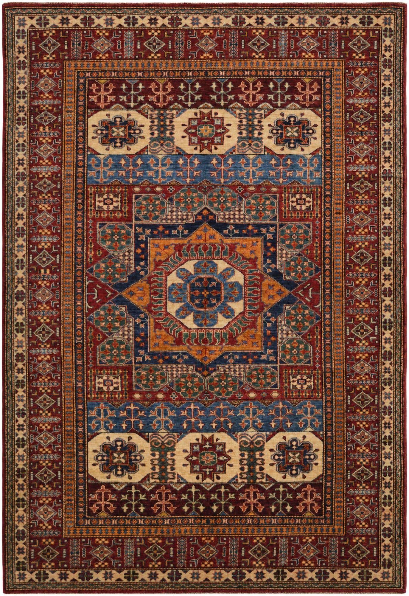 6' x 8' 9 Hand Knotted Mamluk Ziegler Rug