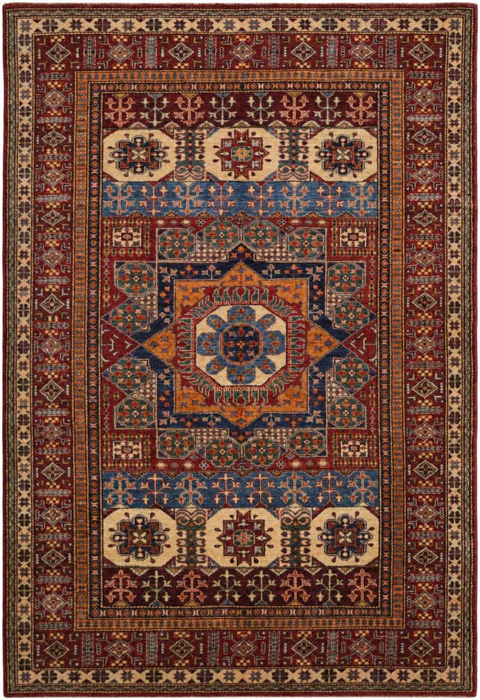 6' x 8' 9 Hand Knotted Mamluk Ziegler Rug
